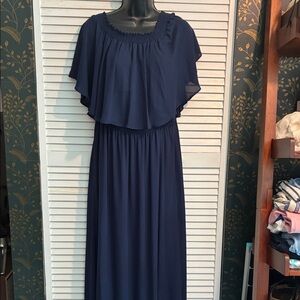 Show Me Your MuMu Navy Blue Maxi Dress